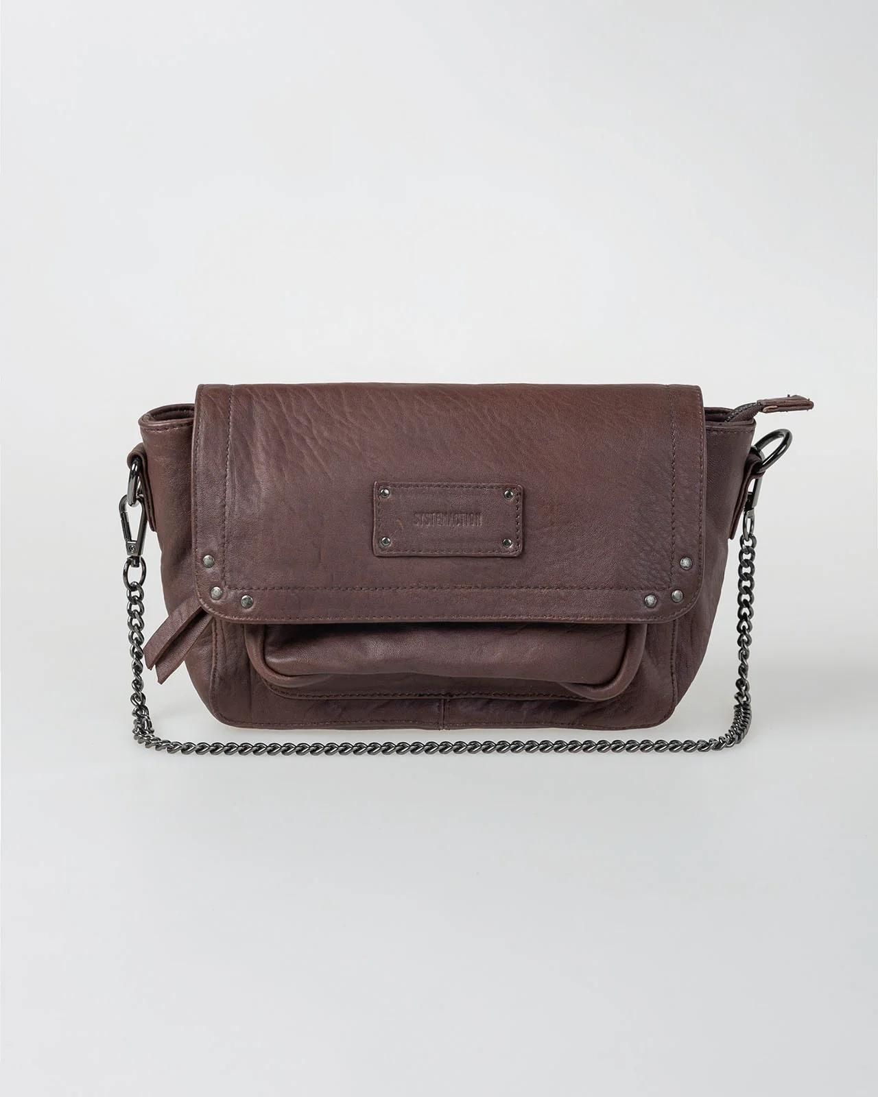 Bolso piel tachas