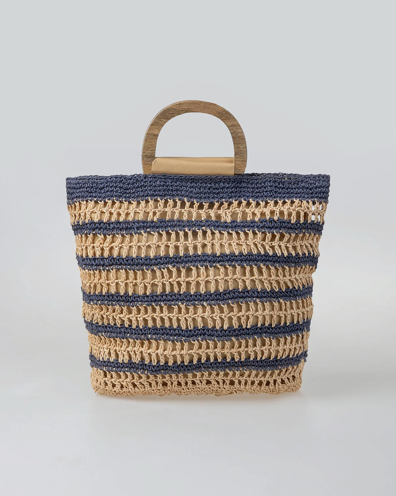 bolso yute rayado - Image 2