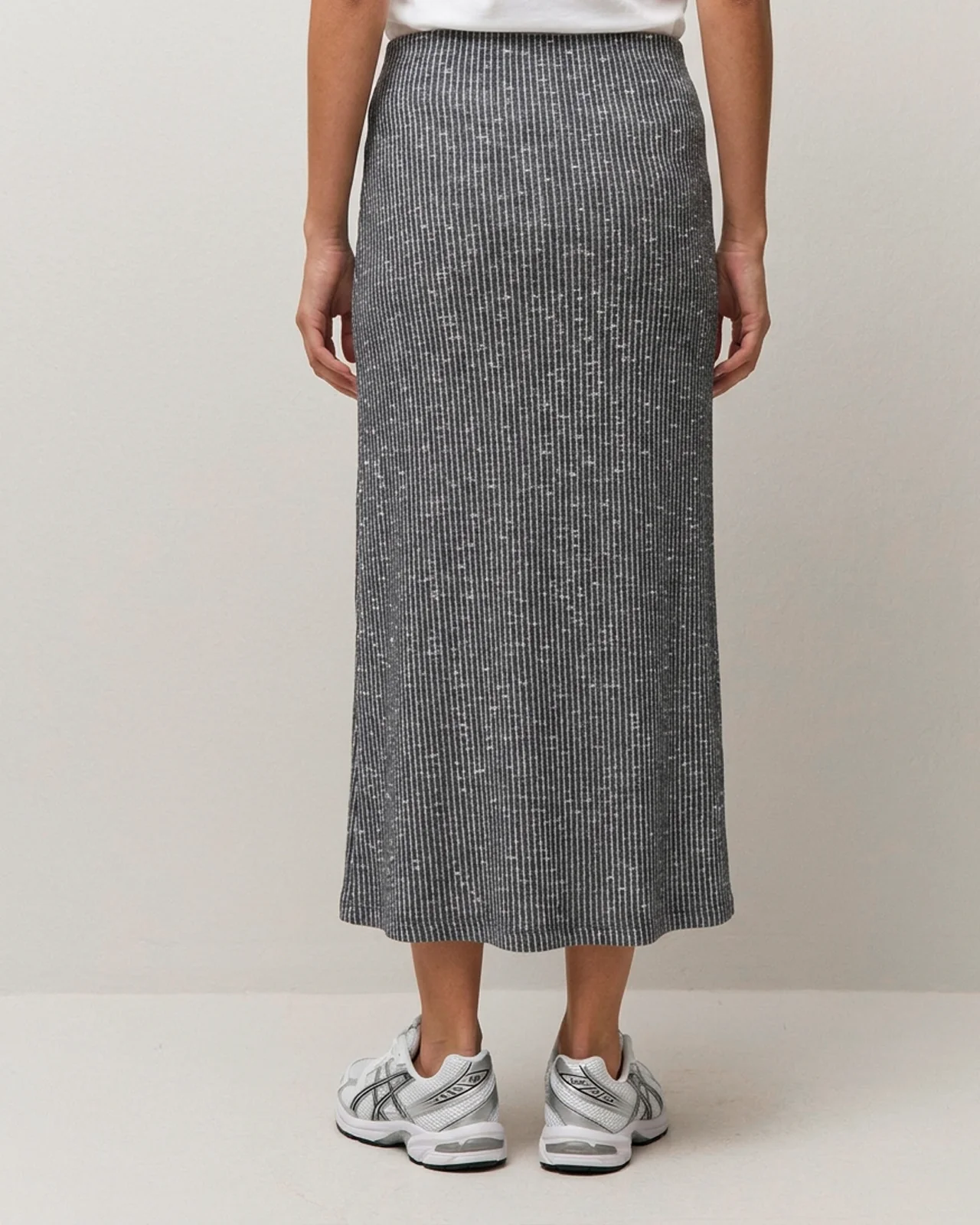 Falda midi canalé - Image 4