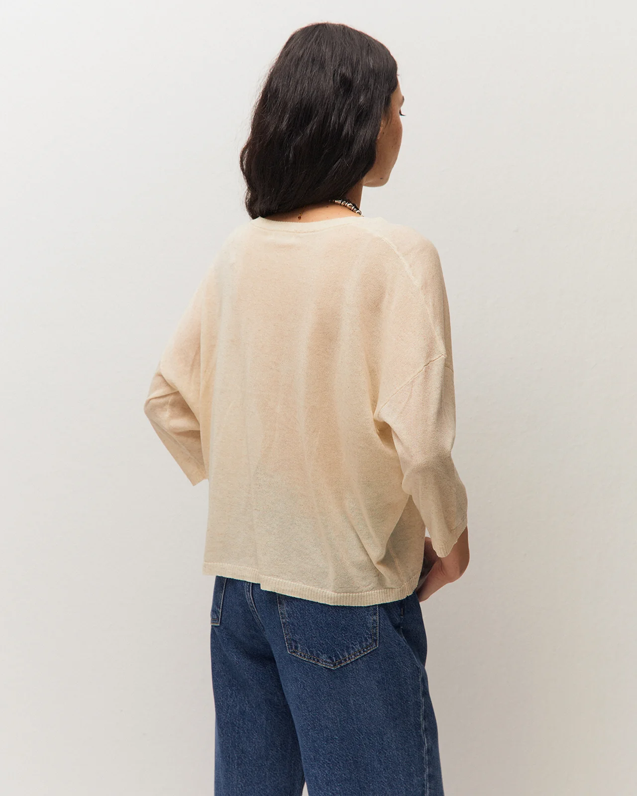 Jersey lino  cuello redondo - Image 3