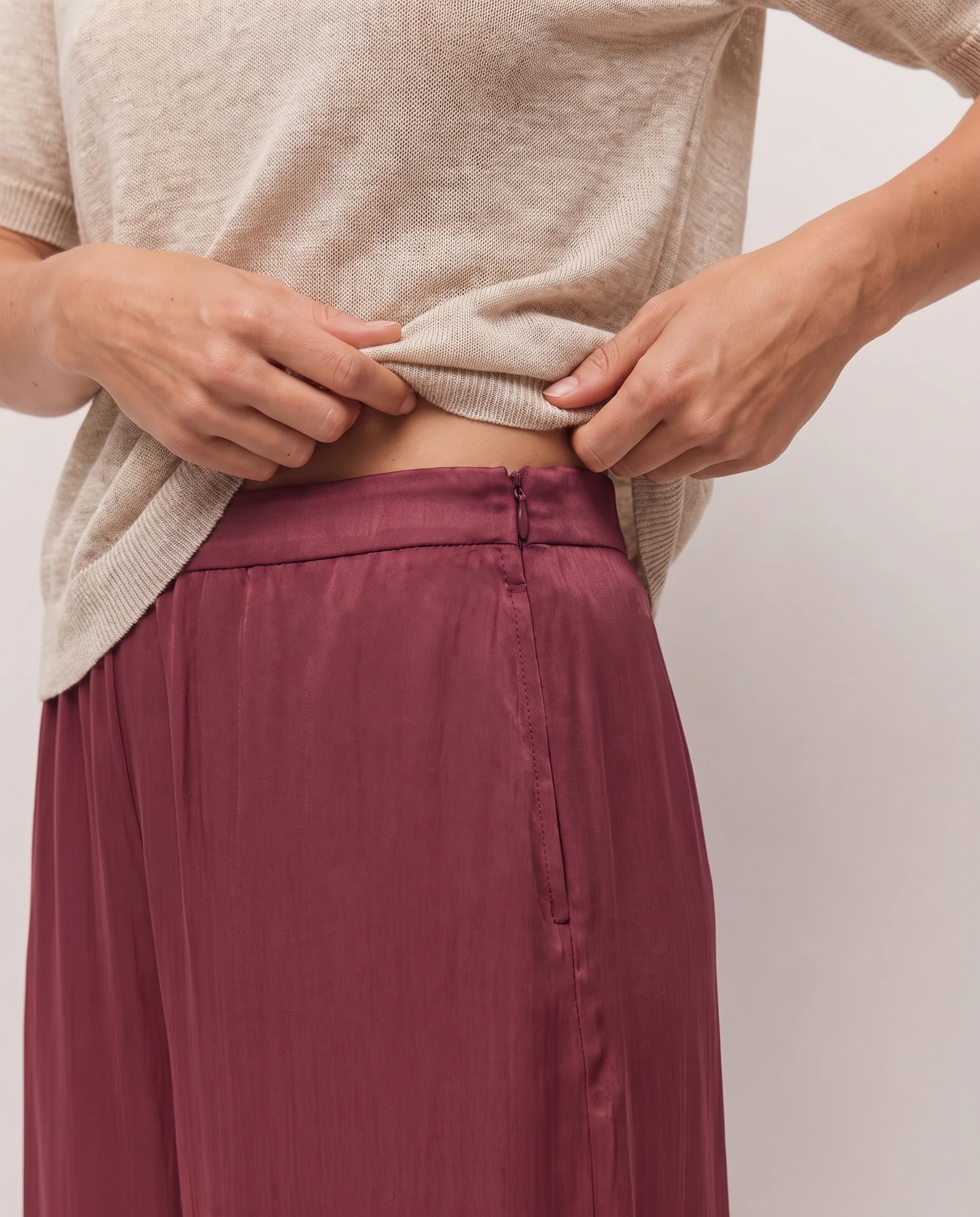Pantalón ancho fluido - Image 4