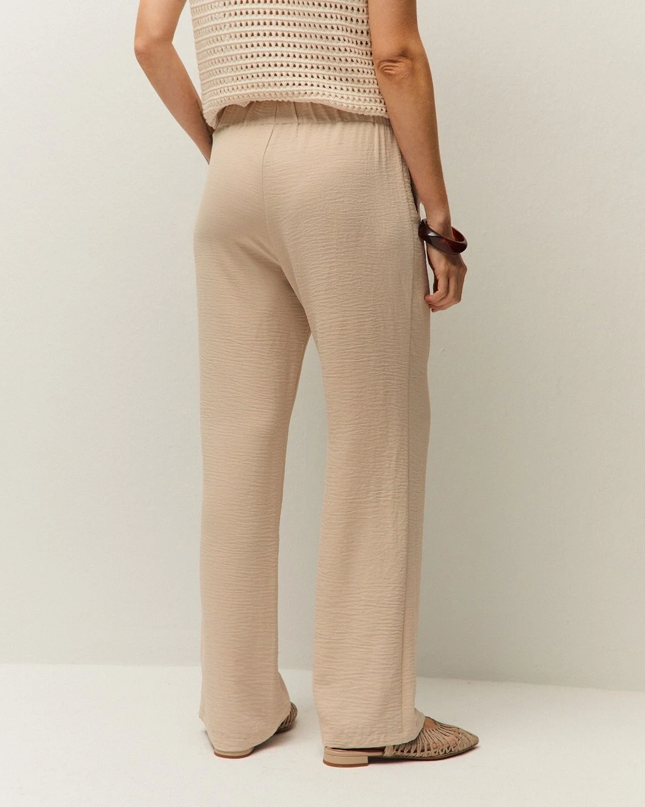 Pantalón recto fluido - Image 2