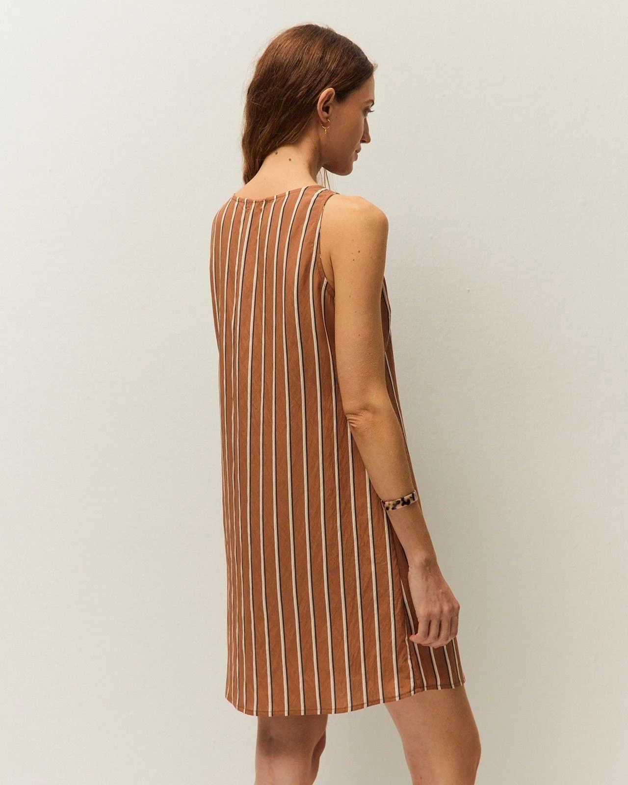 Vestido corto de rayas - Image 2