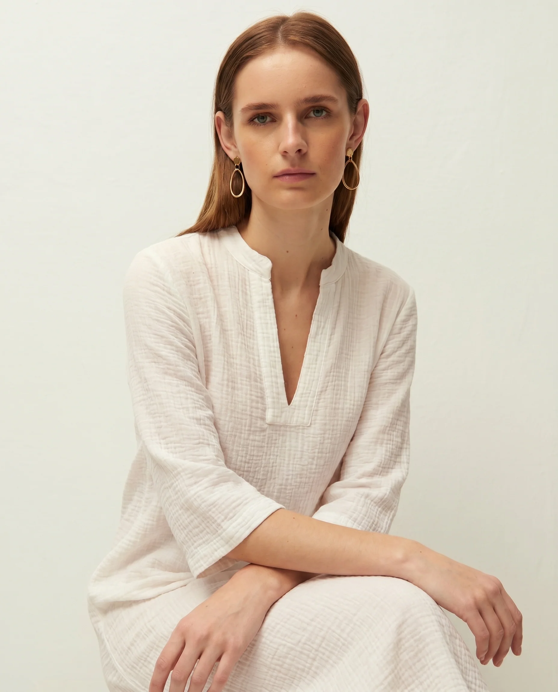 Vestido midi kaftan. - Image 4